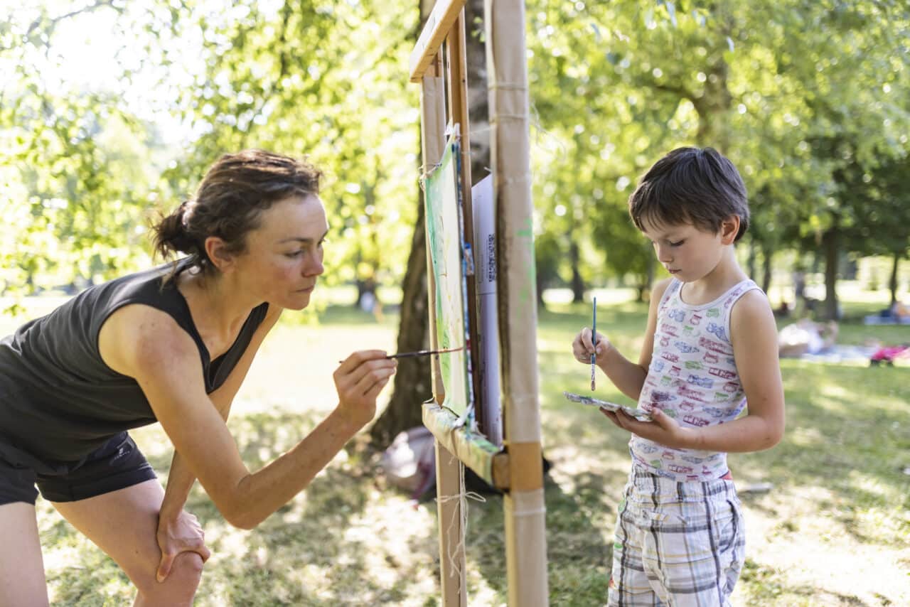 Poletni Art kamp • Varuška za medvedke