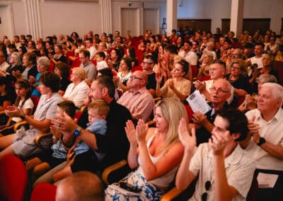 Godalni orkester Poletne glasbene šole, Mark Lev Krajnc, Filip Runjak | Salon glasbenih umetnikov | Festival Lent | foto Žan Osim | 25. 6. 2025