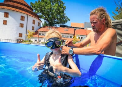 Predstavitev potapljanja in Lent plaža | Festival Lent | foto Marko Vanovšek za pigac.si | 26. 6. 2025