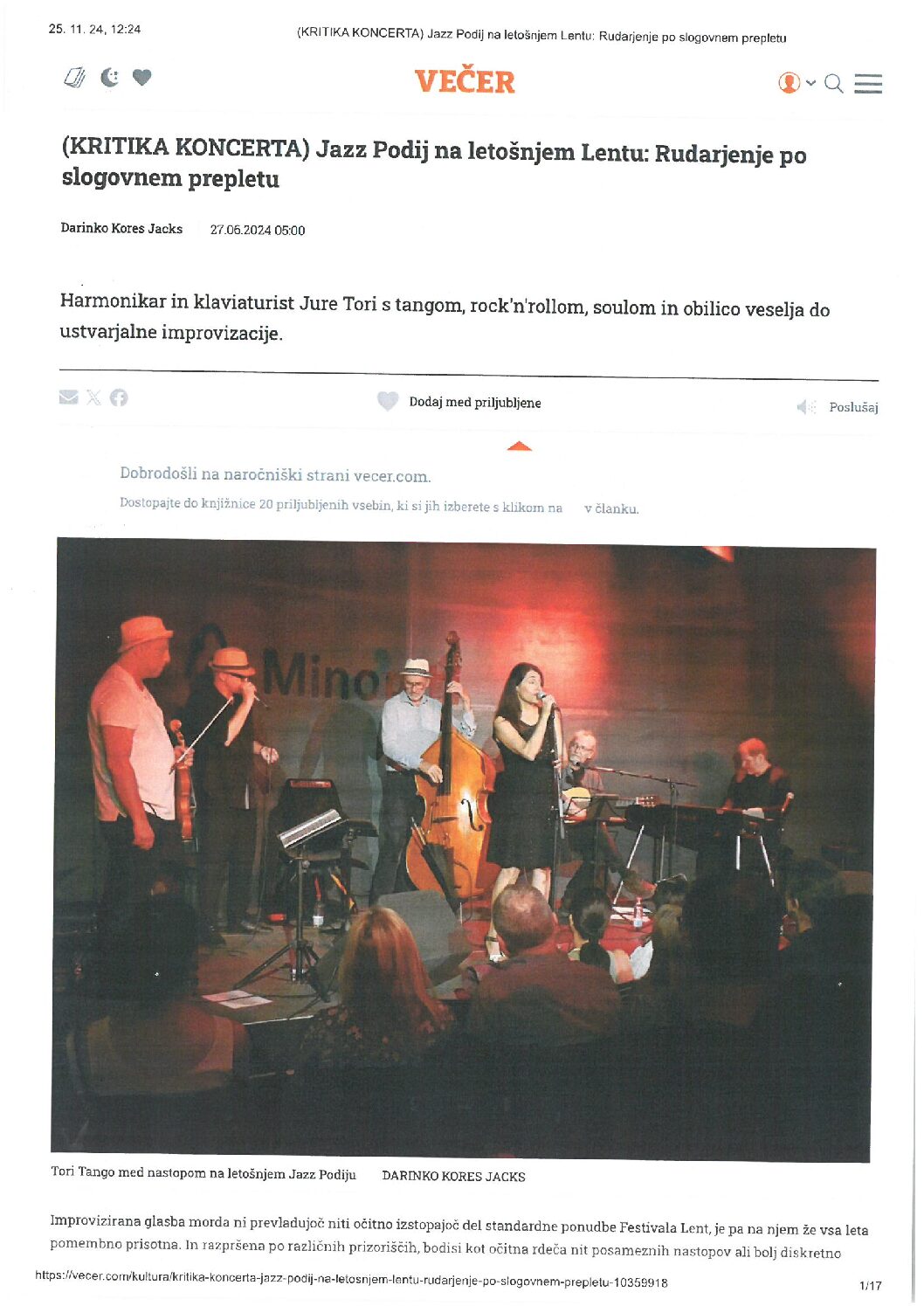 kritika   Jazz Podij 2024   Večer, 27. junij 2024 KM_C454e-20241125141518
