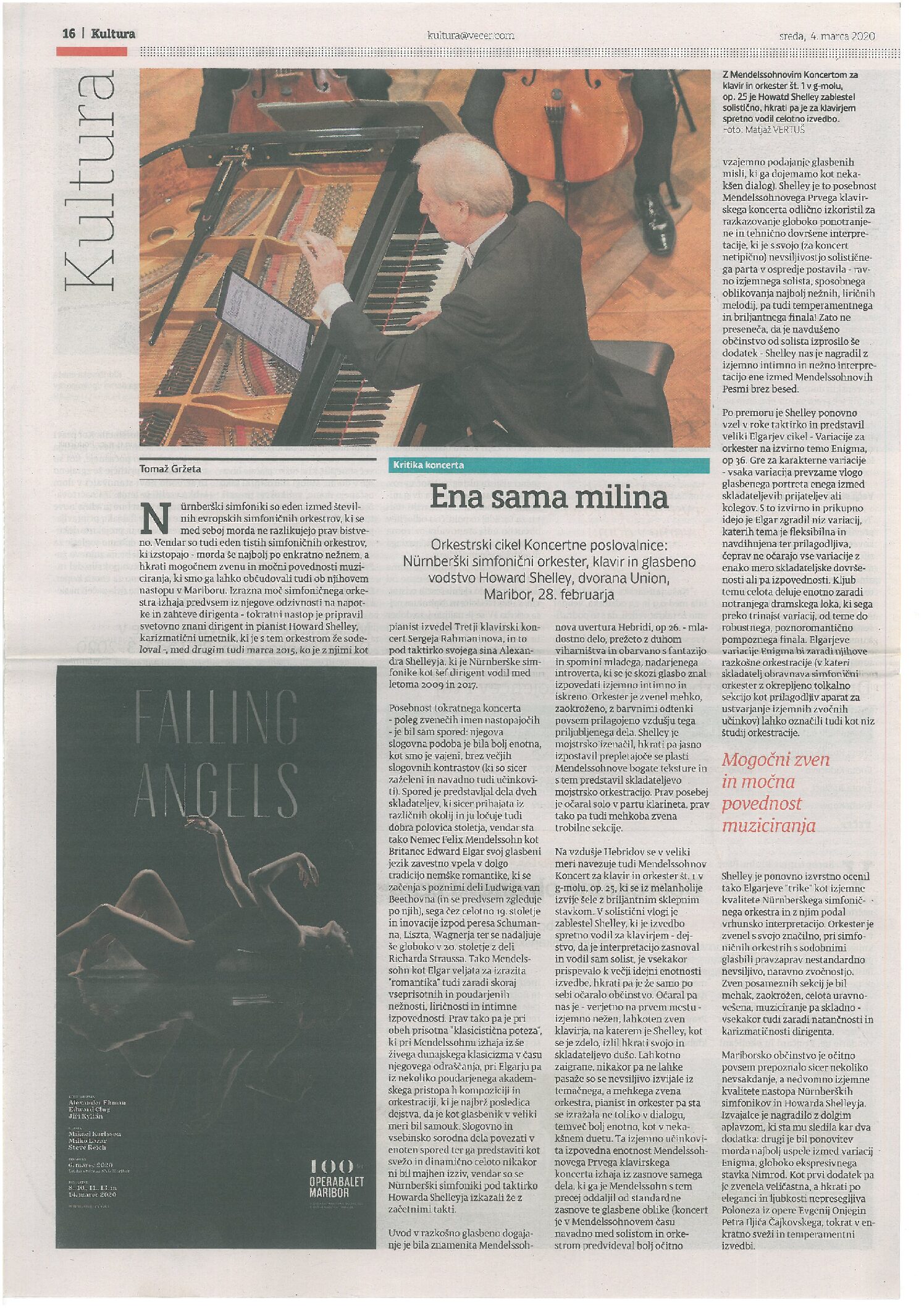 kritika   Nuernberški simfonični orkester   Večer   4. 3. 2020 kritika - Nuernberški simfonični orkester - Večer - 4. 3. 2020