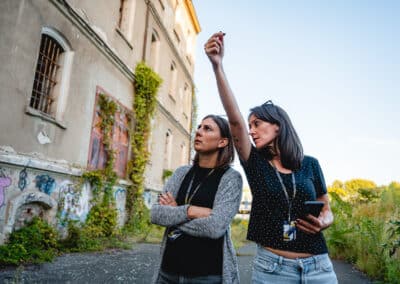 Vodeni ogled skozi stavbo nekdanje kaznilnice | Festival Maribor | foto Žan Osim | 17. 9. 2025