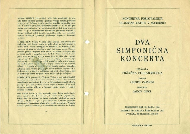 1946.03.18.Koncertni list, Tržaška filharmonija-1