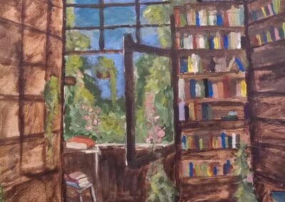 Ko čopič bere knjigo