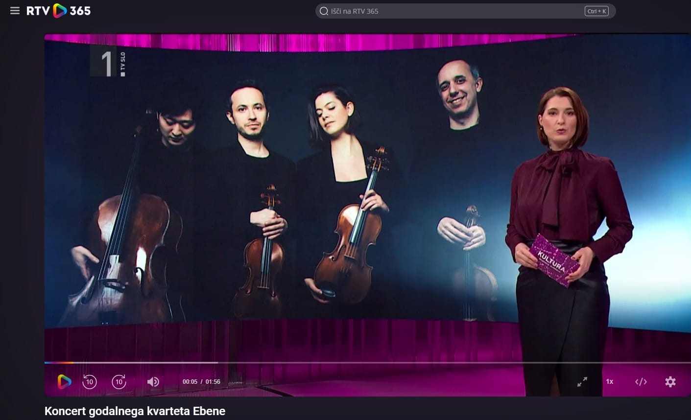 Koncert godalnega Kvarteta Ebene