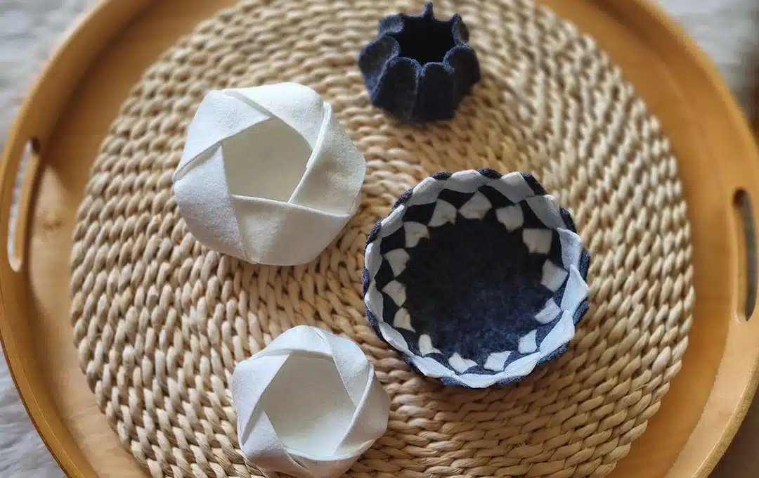 Košarice iz filca s Polono Poklukar