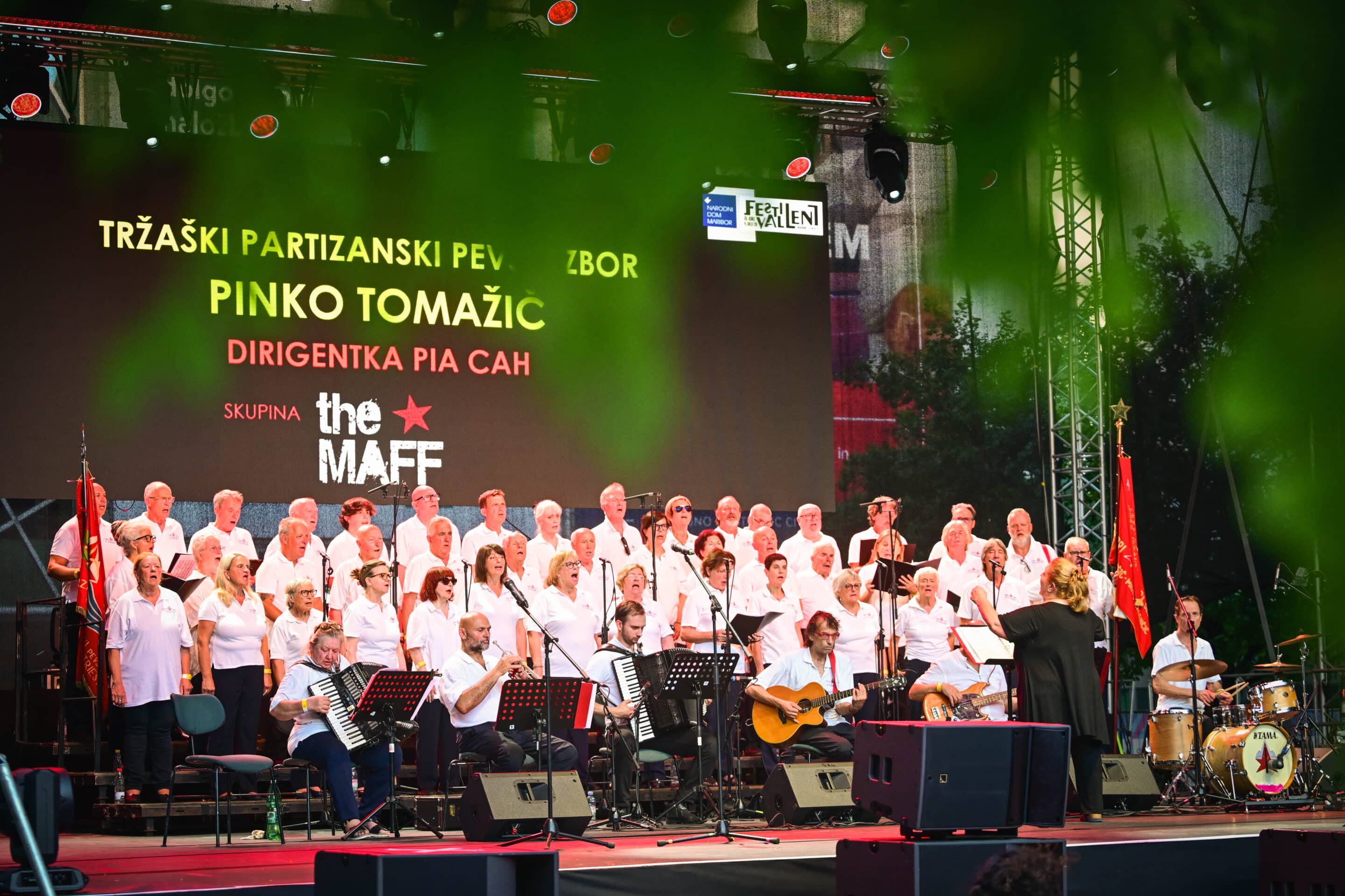 Tržaški partizanski pevski zbor Pinko Tomažič | Glavni oder | Festival Lent | foto Marko Pigac pigac.si | 28. 6. 2026