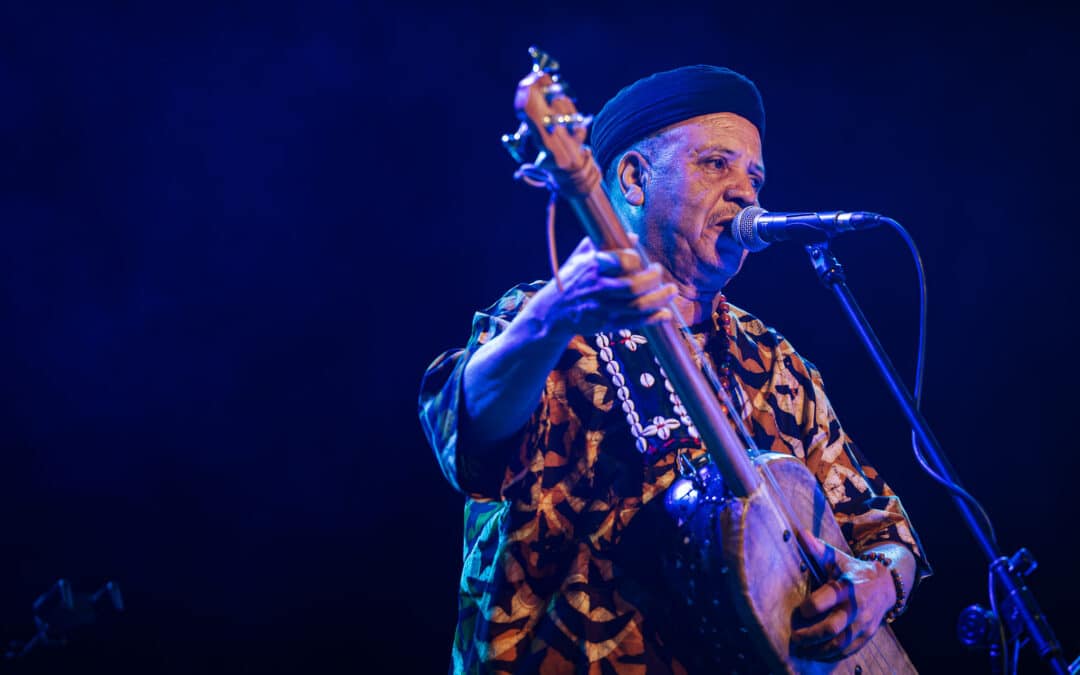Majid Bekkas – Nguyên Lê – Hamid Drake: Gnawa World Blues | JazzLent | Festival Lent | foto Blaž Črnič | 3. 7. 2026