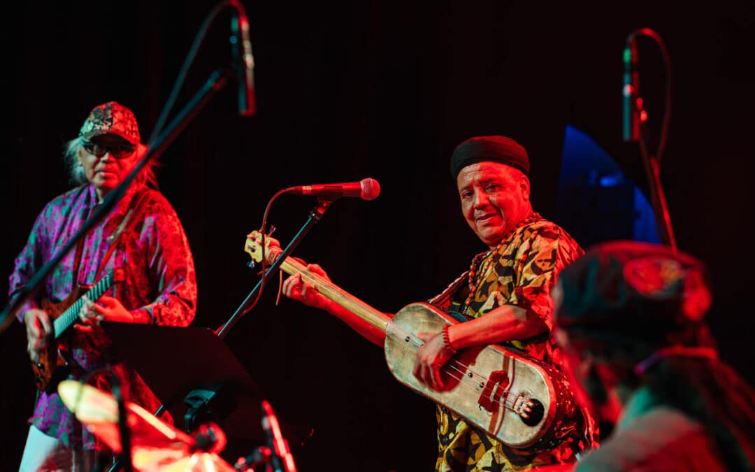 Majid Bekkas – Nguyên Lê – Hamid Drake: Gnawa World Blues | JazzLent | Festival Lent | foto Blaž Črnič | 3. 7. 2026